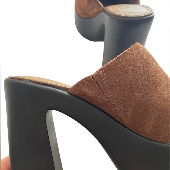 GB Gianni Bini Suede Platform Clog NWT - Picture 7 of 11